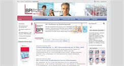 Desktop Screenshot of bpi.de